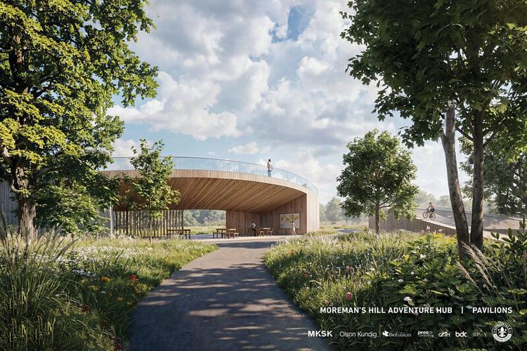 Rendering of Jefferson Memorial Forest master plan - 4.10.26