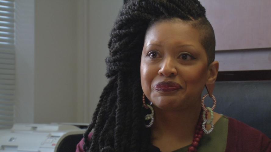 Jamiera Johnson, principal of Greenwood Elementary School