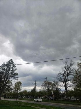 Storm clouds in southern Jefferson County, Wyandotte Park area - 4.2.24