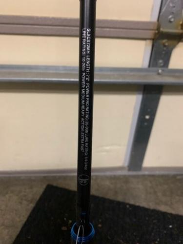 Close up of fishing rod owned by missing kayaker Jacob Stover