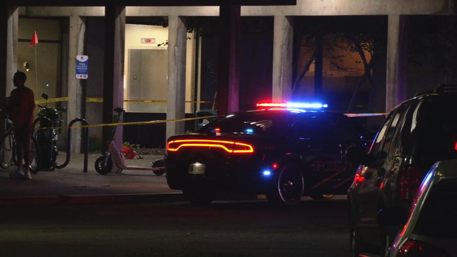 LMPD at Avenue Plaza after fatal shooting