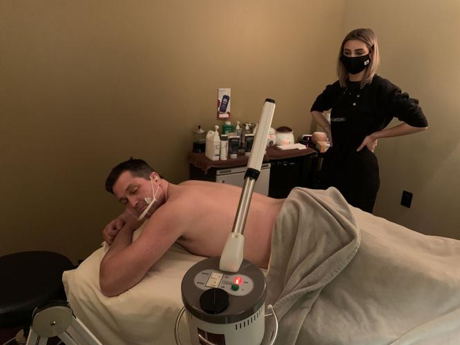 Keith prepares for wax.JPG