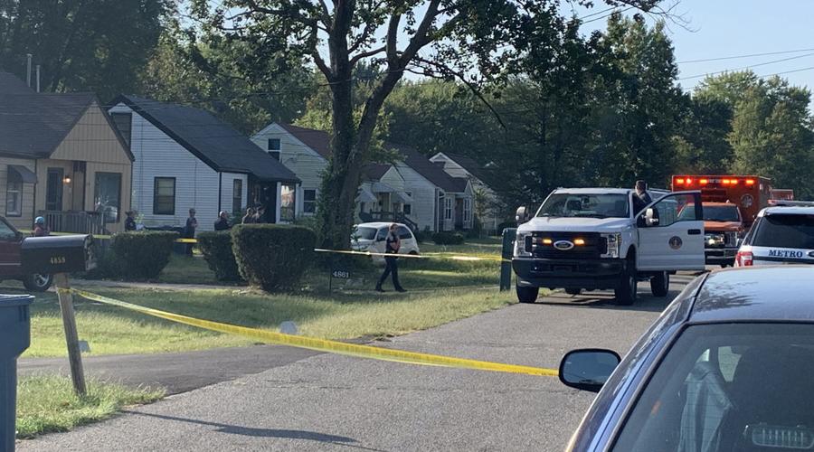 Scene where a child was fatally attacked by dogs in the 4800 block of Brenda Drive, on Oct. 1, 2019