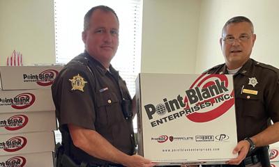 Bullitt County Sheriff's Office deputies with new ballistic vests