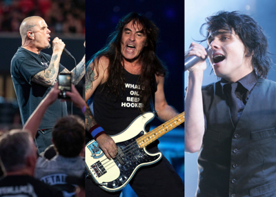 My Chemical Romance, Iron Maiden and Pantera