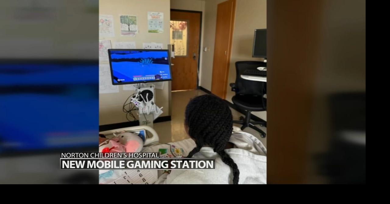 Norton Children's Hospital now has mobile gaming station for kids to play at their bedside