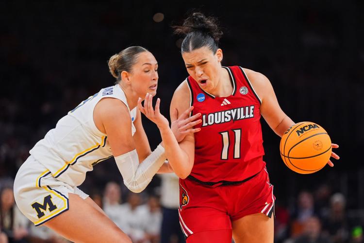NCAA Louisville Michigan Basketball