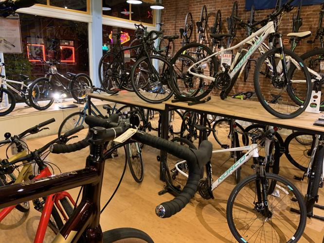 CycLOUvia Bikes on Racks