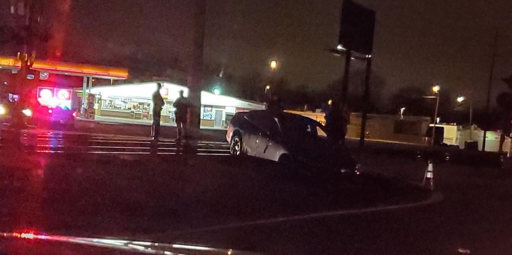 Car stuck on tracks 2