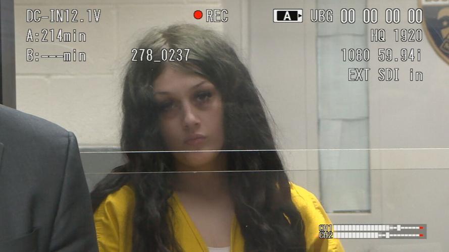 Katherine Hall in arraignment court