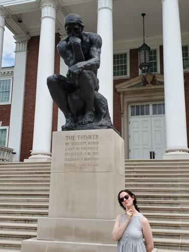 U of L 'Thinker' statue (University of Louisville)