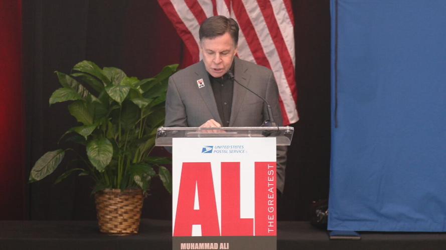 Muhammad Ali first day stamp ceremony 1-15-26