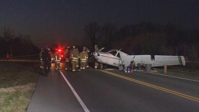 Plane aborts takeoff and slides off runway at Bowman Field onto nearby street