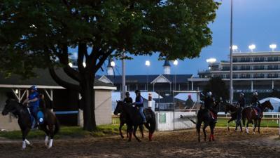 Churchill Downs training