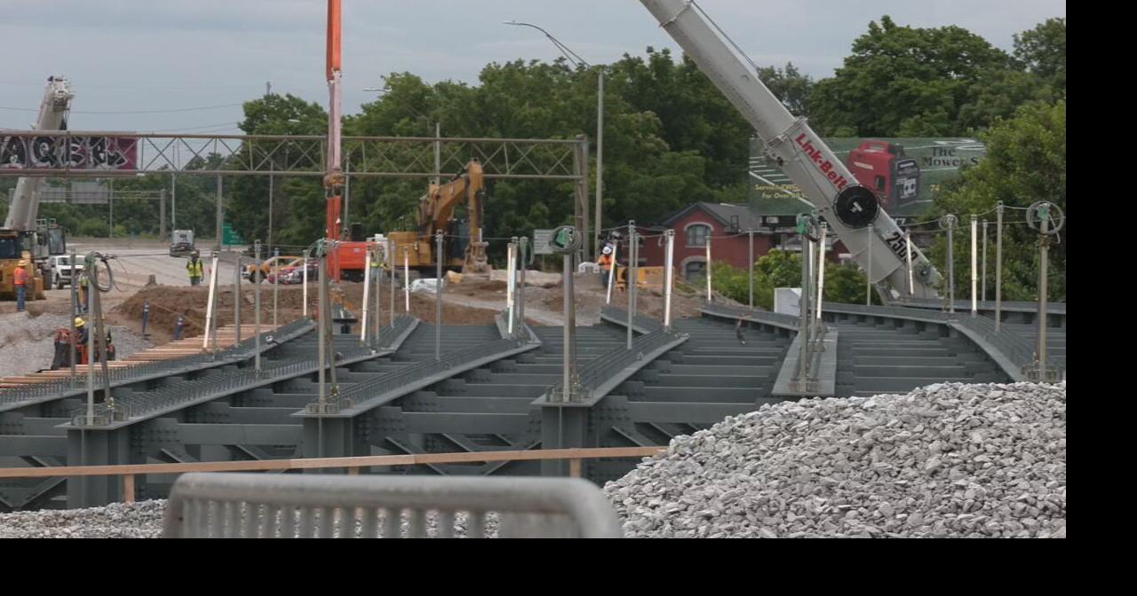 Overpass bridge demolition complete on I-65 in Louisville as project progresses on schedule