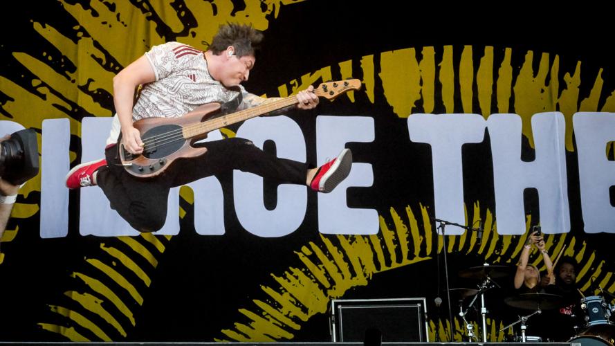 Pierce The Vail plays at the Louder Than Life Festival on September 23, 2023 in Louisville, Kentucky.  (2).jpg