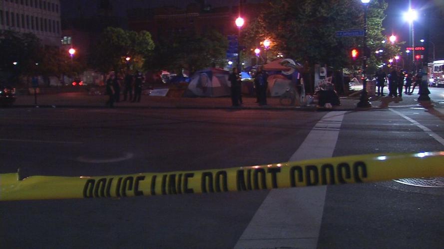 Jefferson Square Park shooting scene