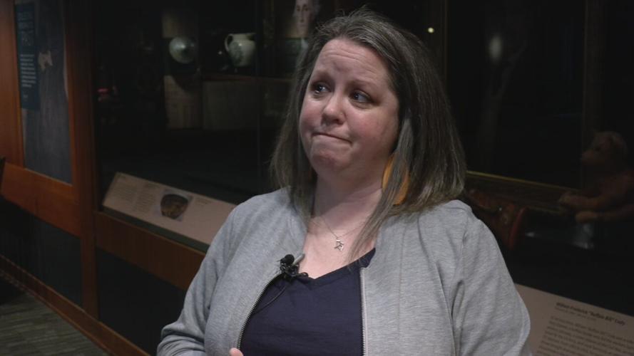 Tish Boyer, collections manager at Frazier History Museum