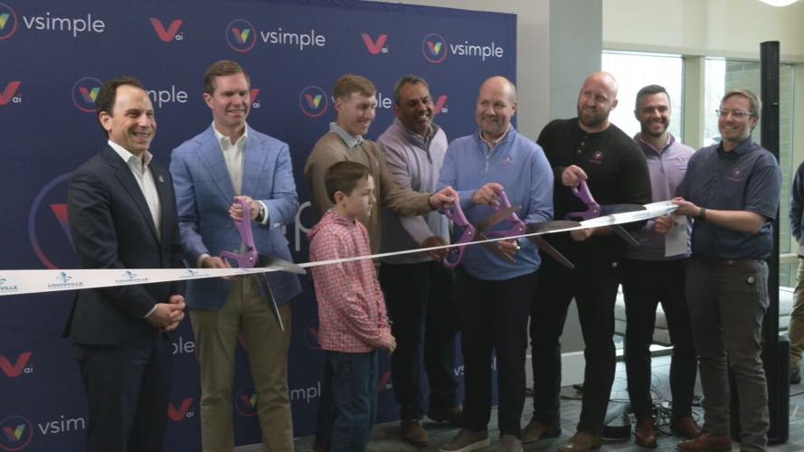 Vsimple Louisville HQ ribbon-cutting 12-8-25