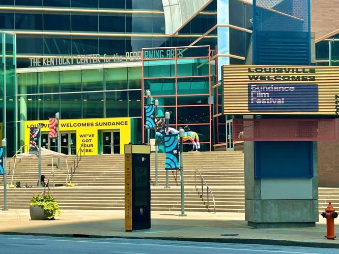 "Louisville Welcomes Sundance" Sign