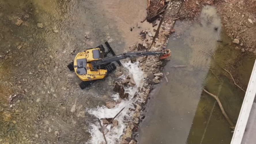 Providence Mill Dam demo drone 1-13-26