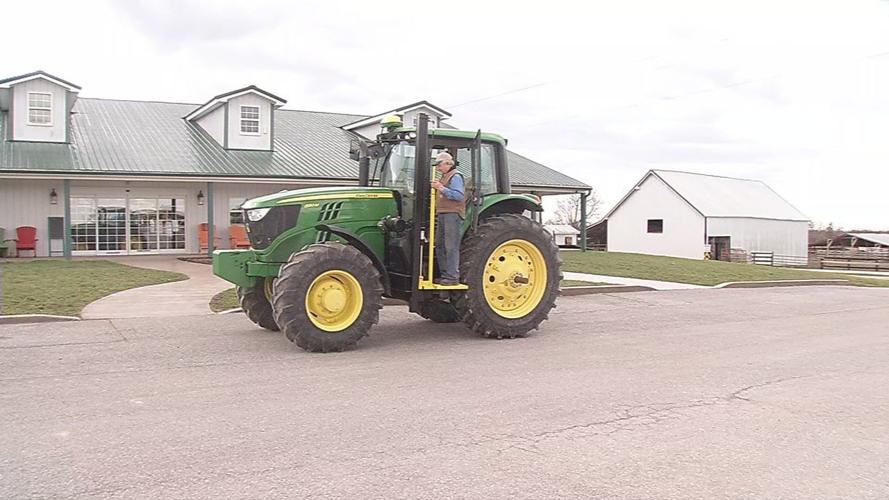 Gallrein Farms tractor lift