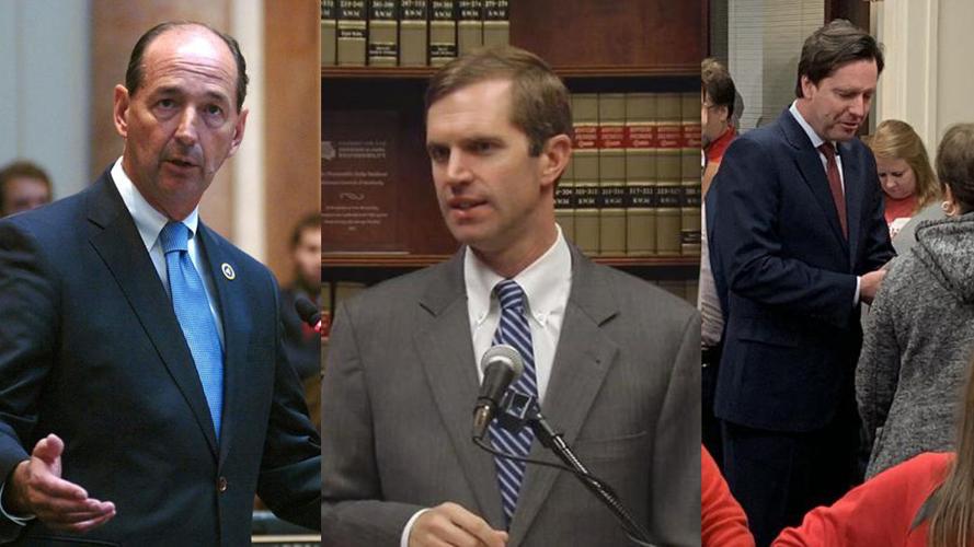 Rocky Adkins, Andy Beshear, Adam Edelen
