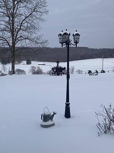 Snow view from Depauw, Indiana - 1.25.26