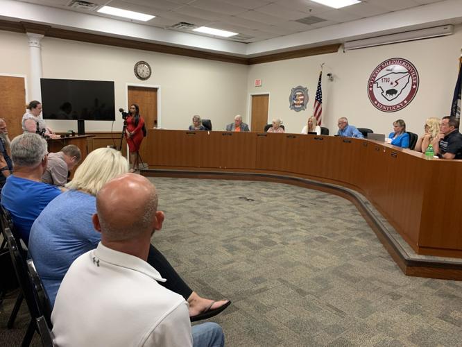 Shepherdsville City Council meeting on 7.10.23 to discuss homeless camp 1