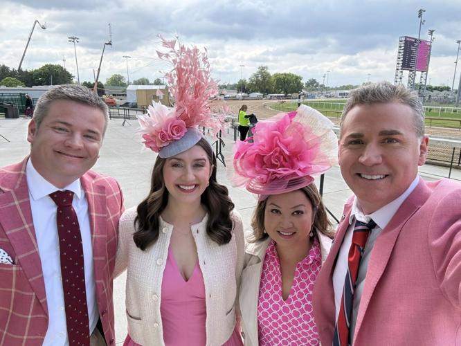 Chris, Hayden, Val and Jude at Kentucky Oaks 5-1-26