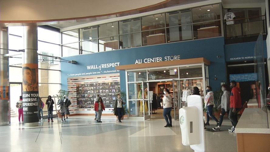 Masked guests at Muhammad Ali Center-Reopening day 4-1-21.jpeg