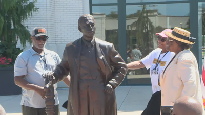 Oliver Lewis Statue