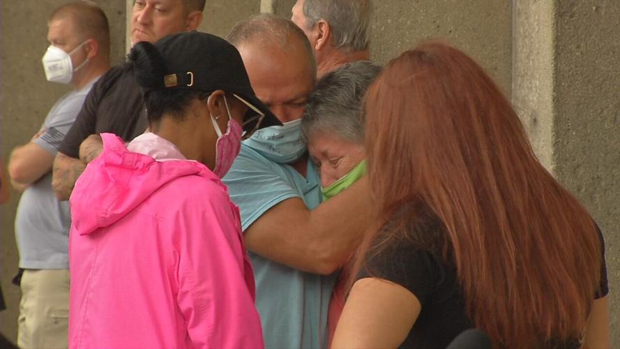 Ann Keene, Kimberly Jarboe's mother, during news conference 8-22-20