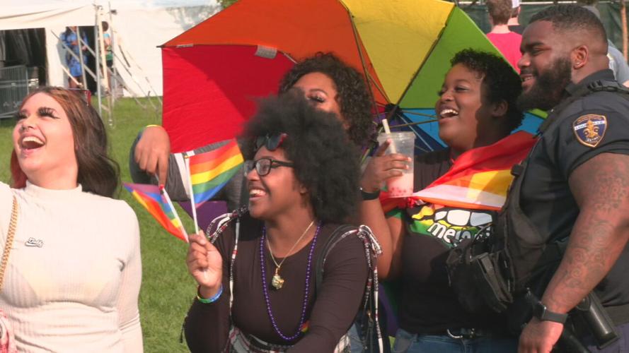 Kentuckiana Pride Festival goers in 2021