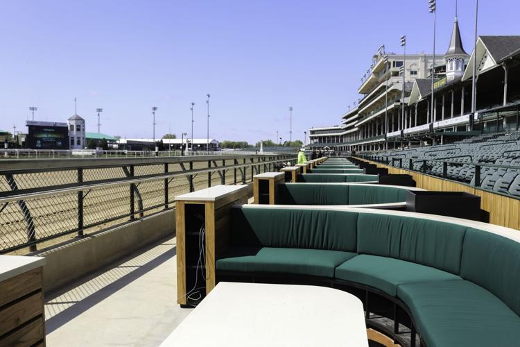 Homestretch Club trackside