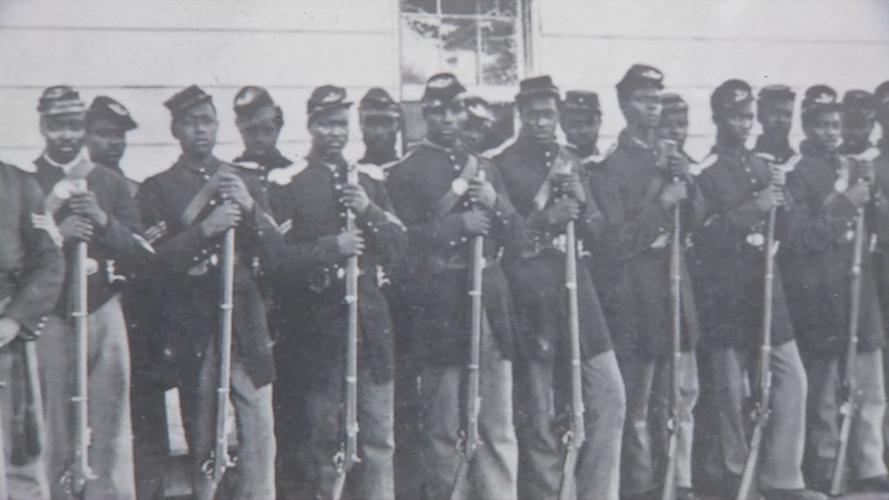 black civil war soldiers