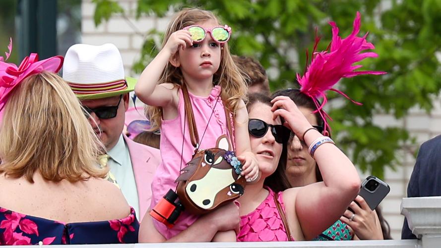 Fans on Kentucky Oaks Day 2025