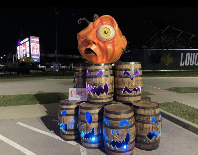 Pumpkin sculpture at Ultimate Halloween Fest 2023