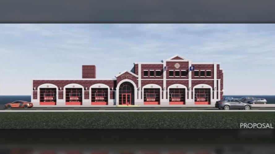 Rendering of Jeffersontown fire station