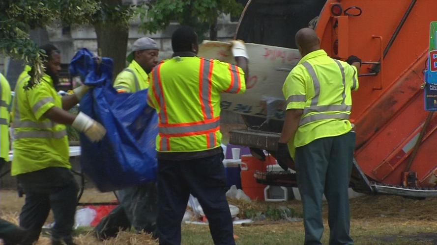 Jefferson Square Park cleanup