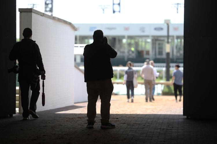 Eric Crawford takes photo at Churchill Downs on April 24, 2024.JPG