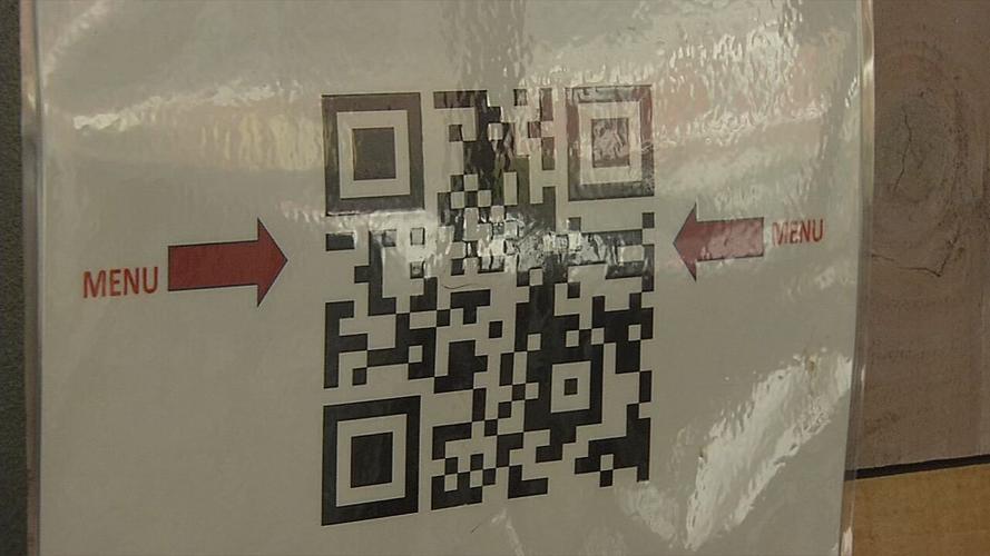 QR code menu at Louisville restaurant