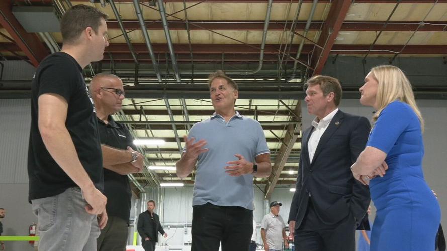 Mark Cuban at Guardian Bikes in Seymour