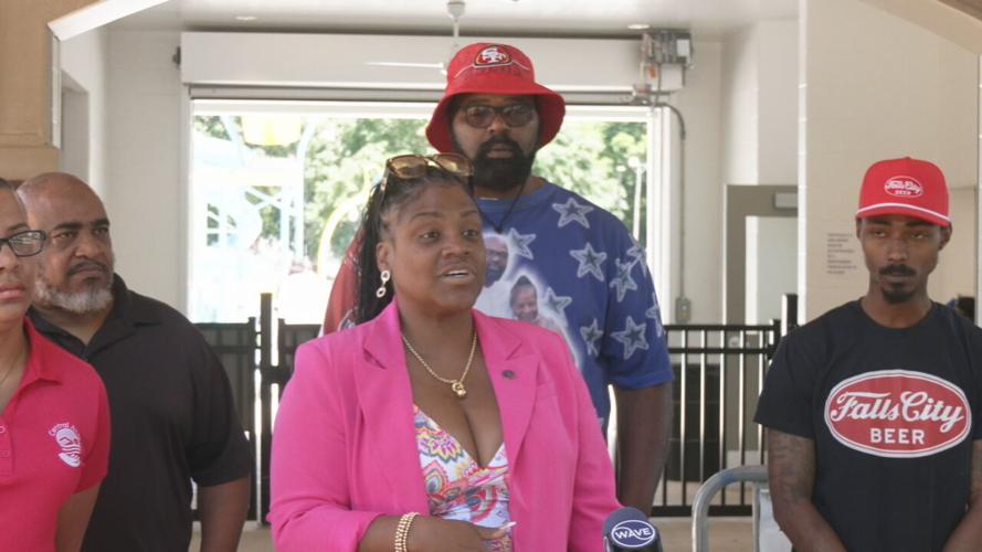 Councilwoman Tammy Hawkins presser after Algonquin shooting 5-26-25