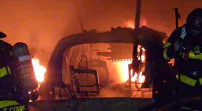 Floyd Knows house fire