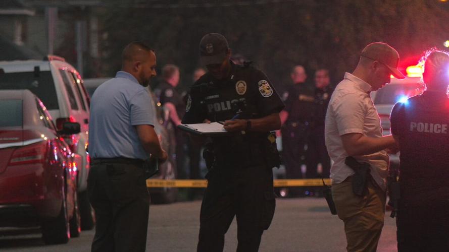 LMPD at Cecil Avenue Shooting - 7-21-20