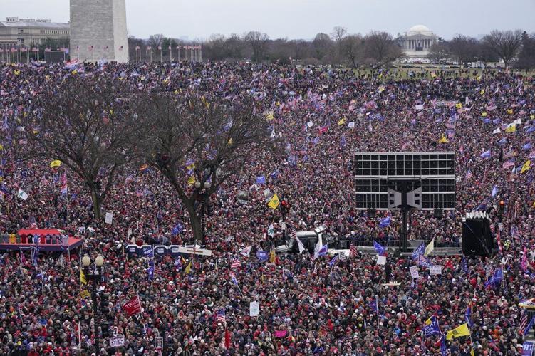 Trump Rally outside Capitol and Monument