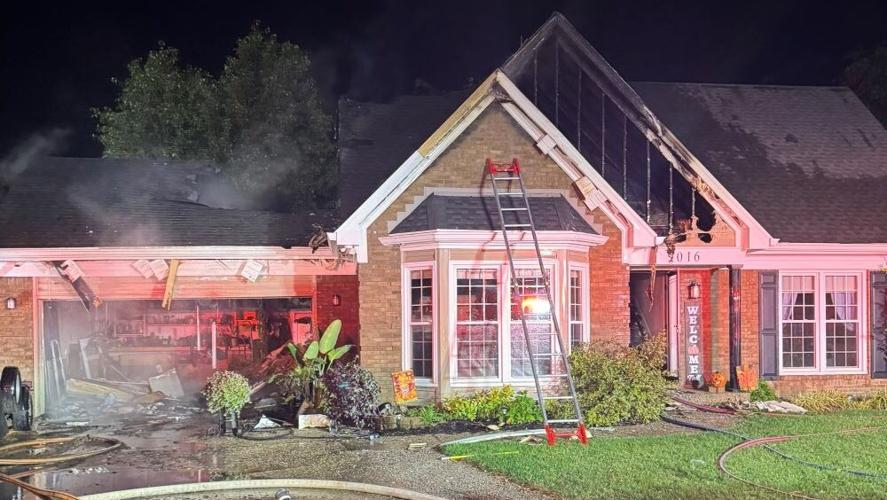 House fire in the 3100 block of Stonebridge Rd - 10.25.25