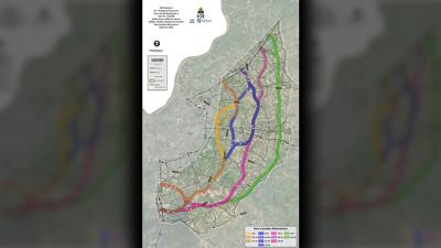 Proposed bypass routes