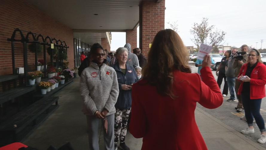 Kentucky Lottery President at Hillview Kroger in Louisville